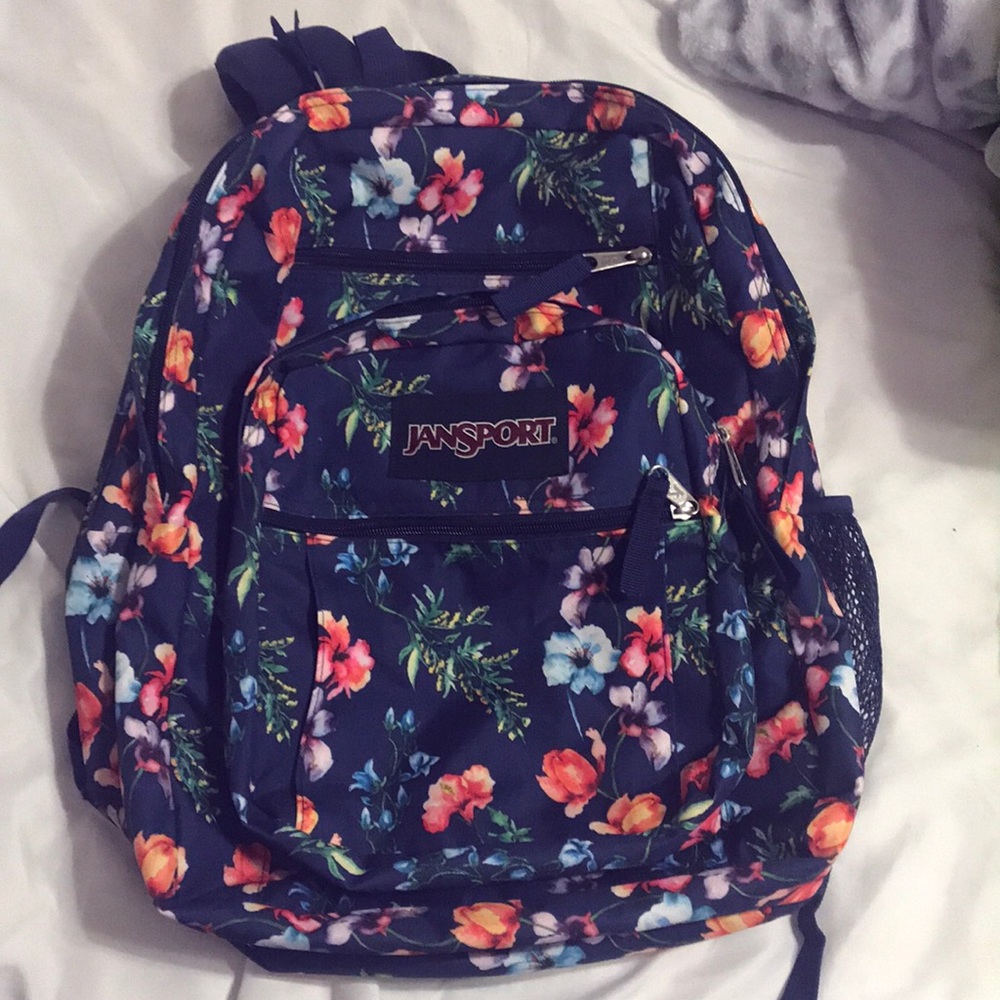 Floral Jansport Backpack